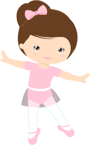 An illustration of a young ballerina